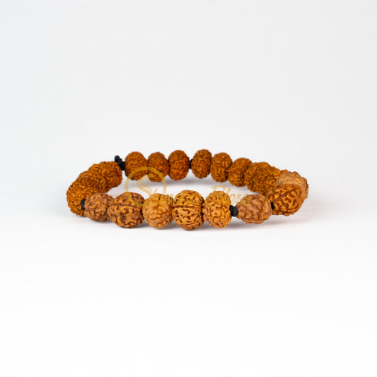 Gemini Zodiac Rudraksha Bracelet