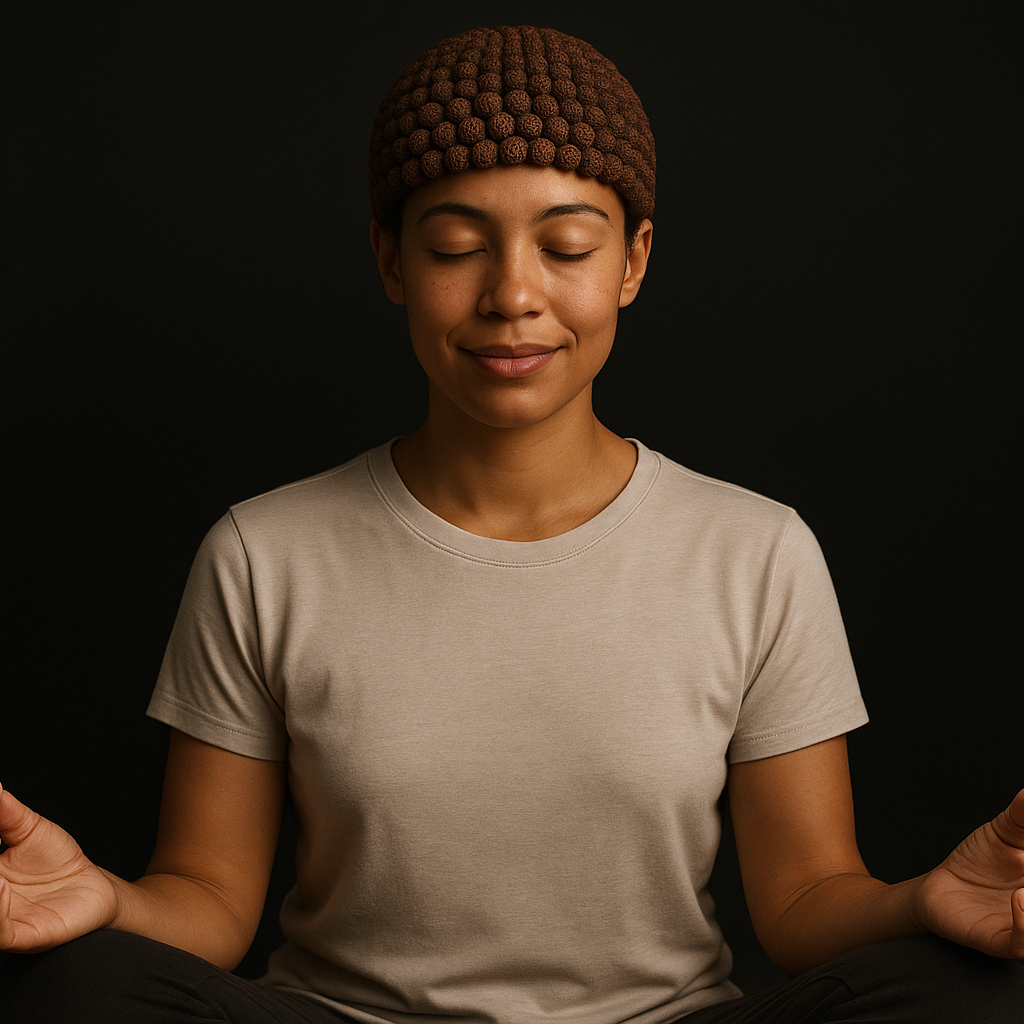 Rudraksha Meditation Cap